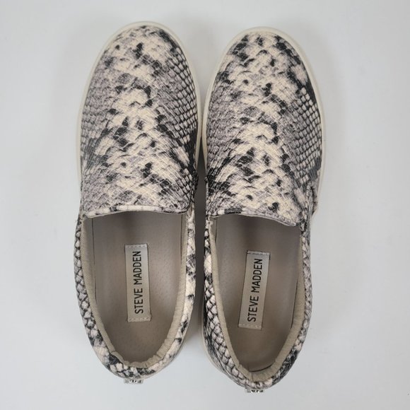 Steve Madden Women's Gray Gills Slip On Sneaks US size 6.5M - Picture 5 of 8
